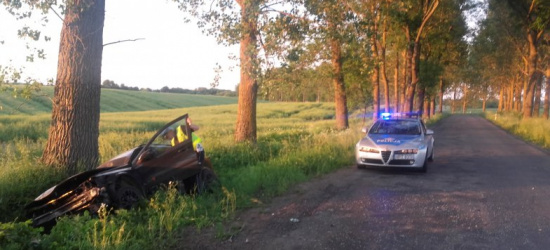 REGION. 3 promile we krwi, auto w rowie!