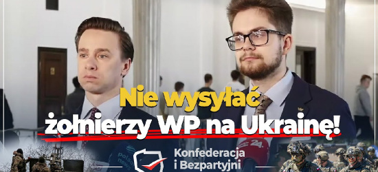Nie zgadzają się na wysłanie polskich żołnierzy na Ukrainę!