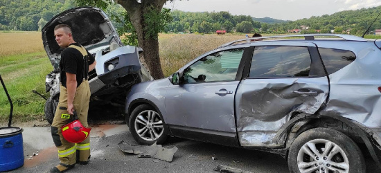 DĘBNA. Groźne zderzenie podczas wyprzedzania. 1500 zł mandatu (ZDJĘCIA)