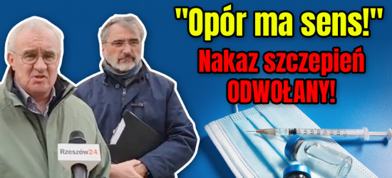 „Opór ma sens!”. Nakaz szczepień dla medyków ODWOŁANY! (VIDEO, ANKIETA)