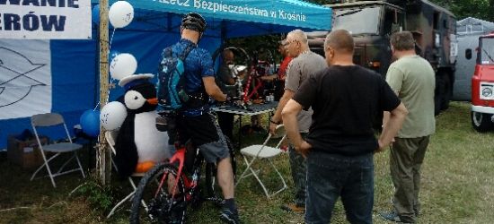 Profilaktyczne działania w Komańczy podczas rajdu rowerowego (FOTO)