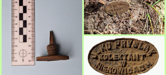 BIESZCZADY: Metalowa pieczęć w wojennych okopach. Ciekawe znalezisko (FOTO)