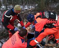 AKTUALIZACJA BIESZCZADY: Tragedia podczas prac w lesie. Pilarz zmarł w szpitalu