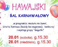 Hawajskie bale karnawałowe w Gagatku
