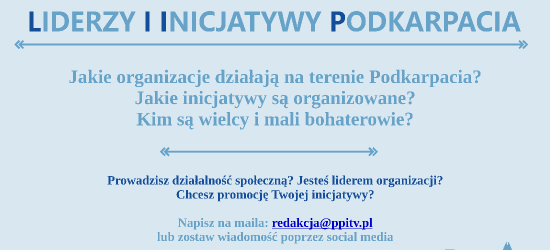 Liderzy i inicjatywy Podkarpacia