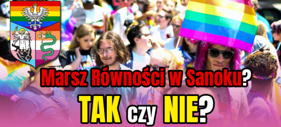 Marsz Równości w Sanoku? Tęczowy herb miasta (ZDJĘCIA)