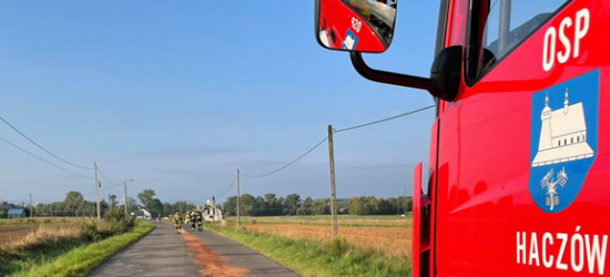 HACZÓW. Udana reanimacja mężczyzny. Pomógł defibrylator strażaków