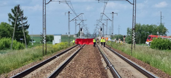 Tragiczny wypadek. Prowadził rower. Potrącił go pociąg