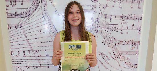 SANOK. Milena Krowiak na podium w X Ogólnopolskim Konkursie Pianistycznym