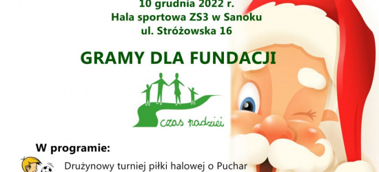 SANOK: Charytatywny turniej piłki halowej. Zapisz się już dziś!