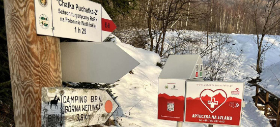 Apteczka na Szlaku „dotarła” w Bieszczady