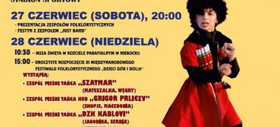 XI Międzynarodowy Festiwal Folklorystyczny „Dzieci Gór i Dolin” w Niebocku
