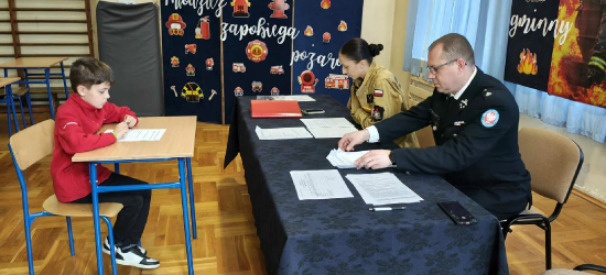 „Młodzież Zapobiega Pożarom”. Gminne eliminacje do Ogólnopolskiego Turnieju Wiedzy