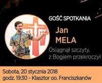„Z Bogiem można wyjść poza swoje własne granice”. Spotkanie z Janem Melą u sanockich Franciszkanów