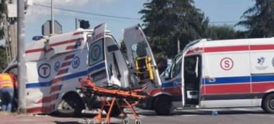 Wypadek sanockiej karetki pogotowia. Interweniował śmigłowiec LPR