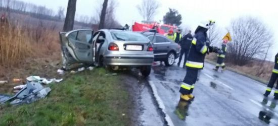 PODKARPACIE: Czołowe zderzenie osobówek. 1 osoba nie żyje (ZDJĘCIA)
