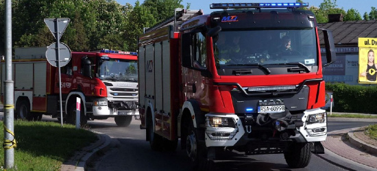 SANOK: Kolumna wozów strażackich mknęła ulicami Sanoka! (VIDEO)