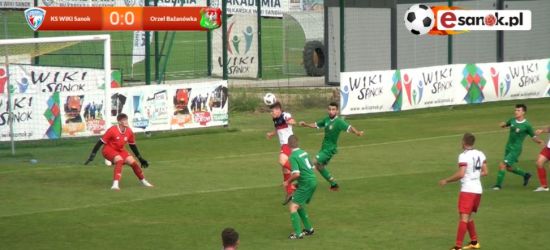VIDEO z meczu WIKI Sanok – Orzeł Bażanówka. ZOBACZ GOLE!