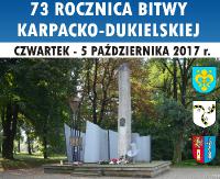73. rocznica Operacji Karpacko-Dukielskiej. Finał uroczystości zaplanowano w Nowosielcach