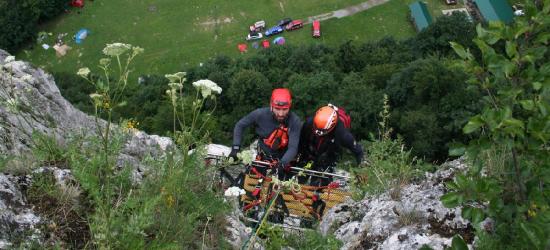 Akcja ratownicza w jaskini i na linach (FOTO)