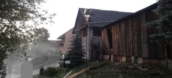Nawałnica w powiecie brzozowskim. Kilka domów bez dachu (ZDJĘCIA)