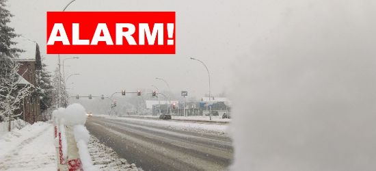 Aktualizacja alertu! Intensywne opady śniegu jeszcze w nocy!