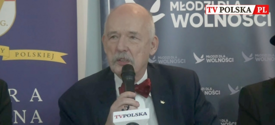 Janusz Korwin-Mikke zakażony koronawirusem. Tydzień temu był w Sanoku (VIDEO, ZDJĘCIA)