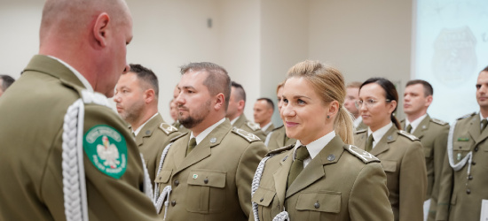 Nowi chorążowie w straży granicznej