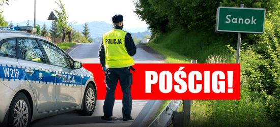 SANOK: Policyjny pościg za pijanym 21-latkiem (ZDJĘCIA)