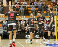 SIATKÓWKA: O losach zwycięstwa decydował zacięty tie-break. Minimalna przegrana TSV Sanok z AGH Kraków (FILM, ZDJĘCIA)