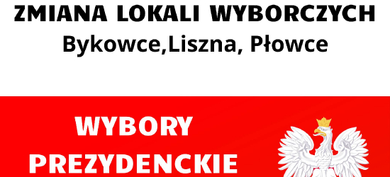 GMINA SANOK: Zmiana siedzib Obwodowych Komisji Wyborczych