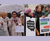 SANOK: „Mamy dość” kontra „Nie zabijaj”. Okrzyki, transparenty i dużo emocji podczas dwóch manifestacji (FILM, VIDEO, ZDJĘCIA)