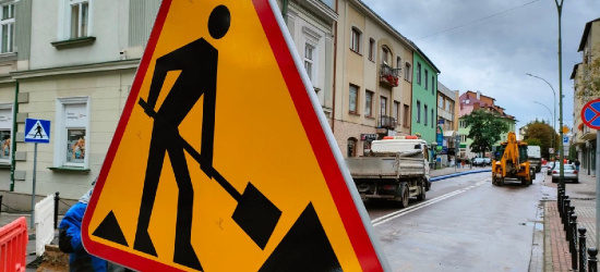 SANOK. Droga w centrum miasta zablokowana. Spore korki (ZDJĘCIA)