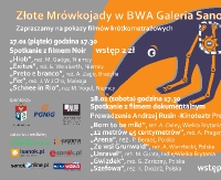 NASZ PATRONAT: „Złote Mrówkojady” w BWA. Pokaz filmów krótkometrażowych