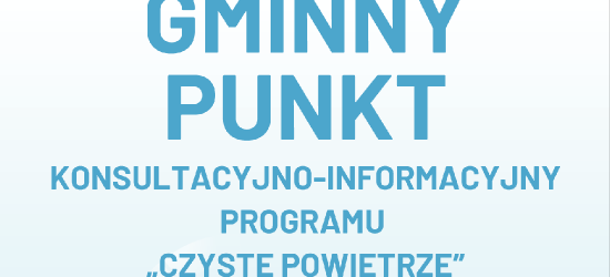 GMINA ZAGÓRZ. W trosce o czyste powietrze. Konsultacje społeczne