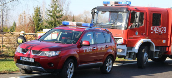 KRONIKA STRAŻACKA: Pożar przy cmentarzu i zabezpieczenie lądowania śmigłowca