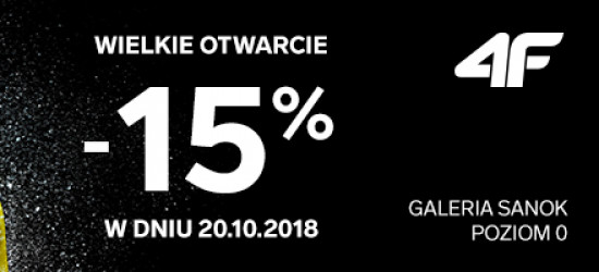 Wielkie otwarcie 4F!