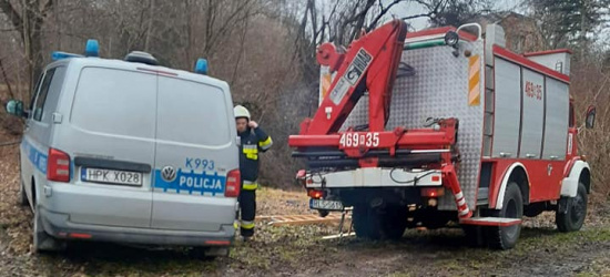 POWIAT LESKI: Służby ratownicze ruszyły na pomoc