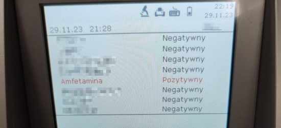 REGION: Kierował bez uprawnień i pod działaniem amfetaminy