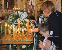 SANOK: Ostatnie pożegnanie arcybiskupa Adama Dubeca (ZDJĘCIA)