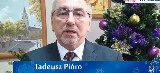 Życzenia bożonarodzeniowe burmistrza Sanoka Tadeusza Pióro (FILM)