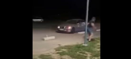 PODKARPACIE. Kierowca BMW próbował rozjeżdżać pieszych! (VIDEO)