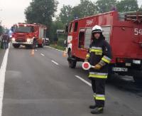 KRONIKA STRAŻACKA: Podwójne dachowanie, poszukiwania zaginionych i pożar śmietnika