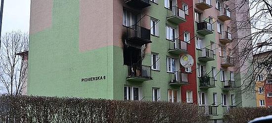 Tragiczny pożar w Ustrzykach. W mieszkaniu spłonął mężczyzna