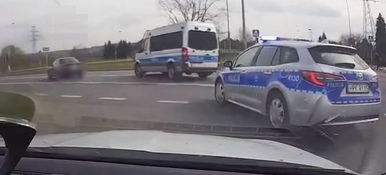 Ponad 80 kilometrowy pościg! Mężczyzna posiadał narkotyki (ZOBACZ NAGRANIE)