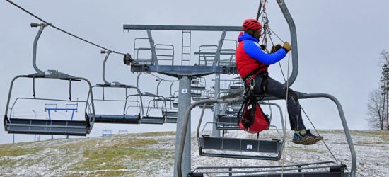 Ewakuacja wyciągu. GOPR-owcy doskonalili techniki alpinistyczne (FOTO)
