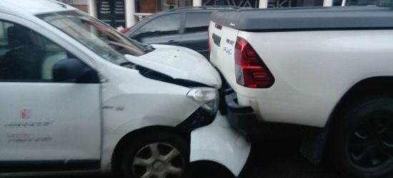 SANOK: Niebezpiecznie na Kościuszki! Jedna osoba poszkodowana (FOTO)