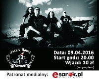 NASZ PATRONAT: Heavy metal będzie rządził w Jack`s House. Wejściówki rozdane