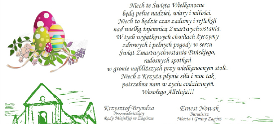 Życzenia Świąteczne Burmistrza Zagórza i Przewodniczącego Rady Miejskiej w Zagórzu