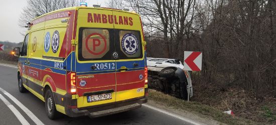 PODKARPACIE. Wypadek busa przewożącego dzieci. 7 osób w szpitalu (ZDJĘCIA)